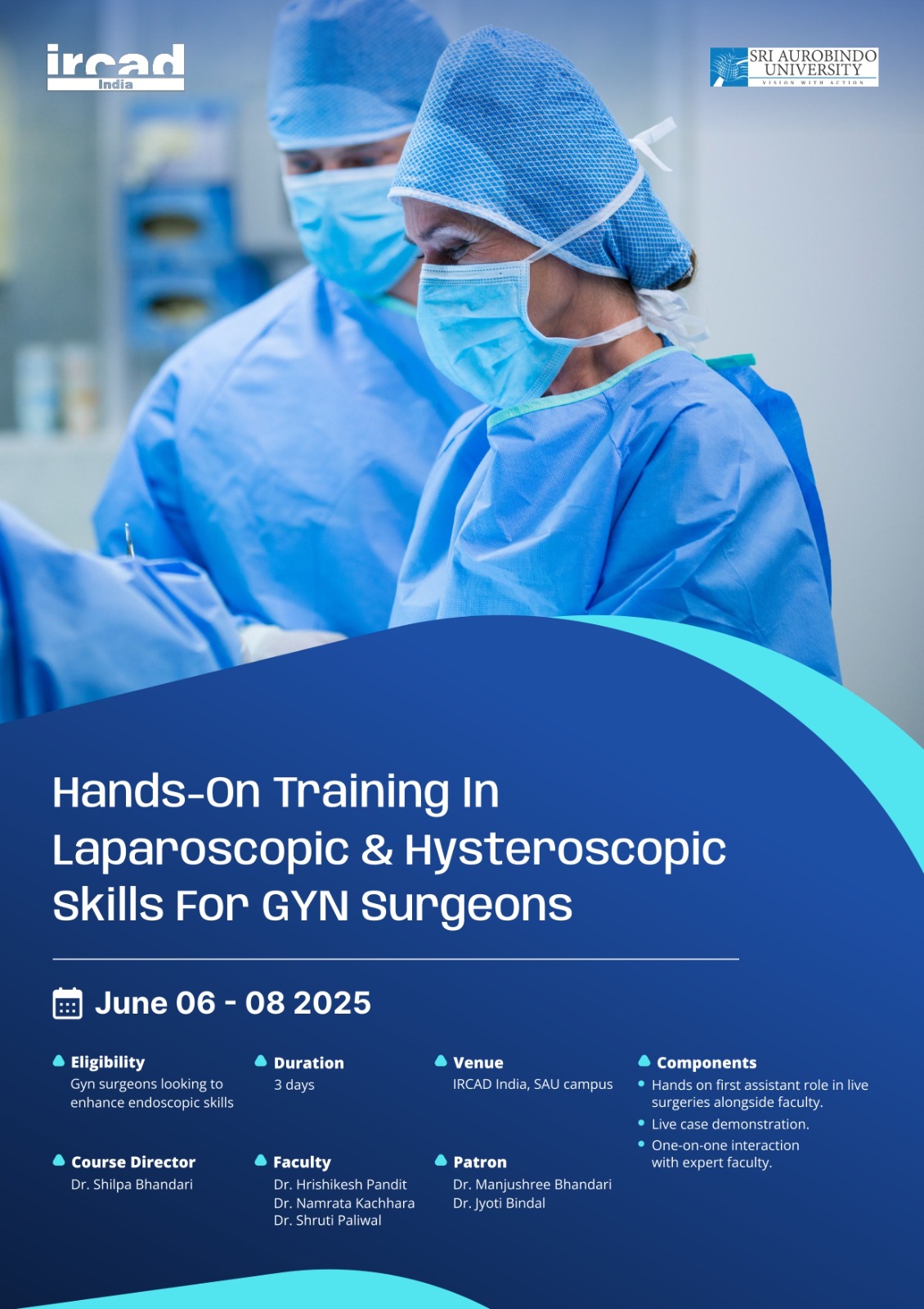 Hands-on training in Laparoscopic & Hysteroscopic Skills for GYN Surgeons